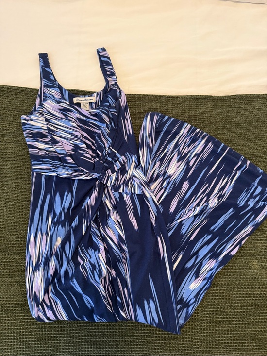 Tommy Bahama Dresses & Skirts - Tommy Bahama Navy and Light Purple Printed Sleeveless Maxi Dress
